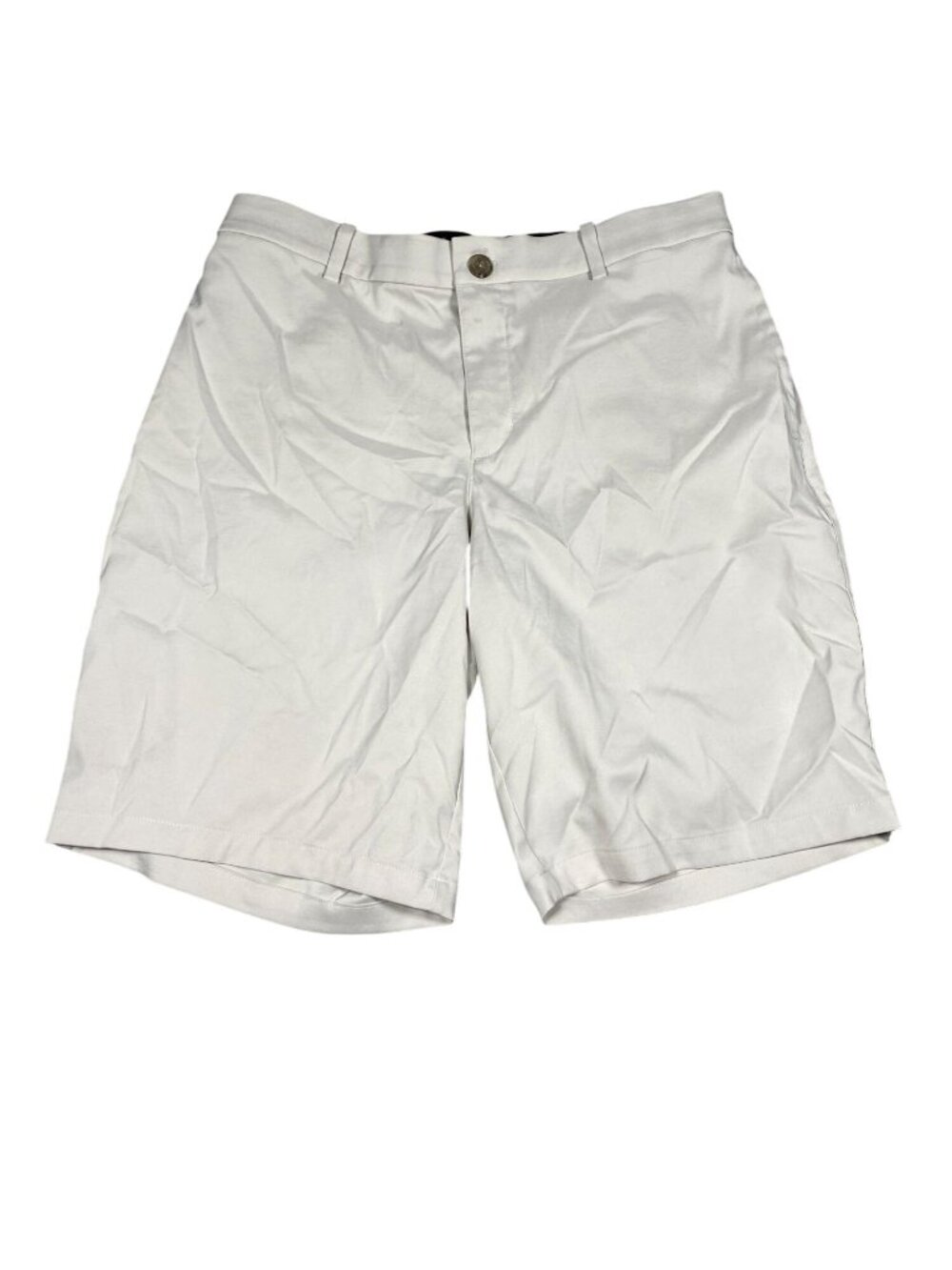 Nike Mens Dri-Fit Golf Shorts Tan Size 34 Polyester Blend Performance Casual